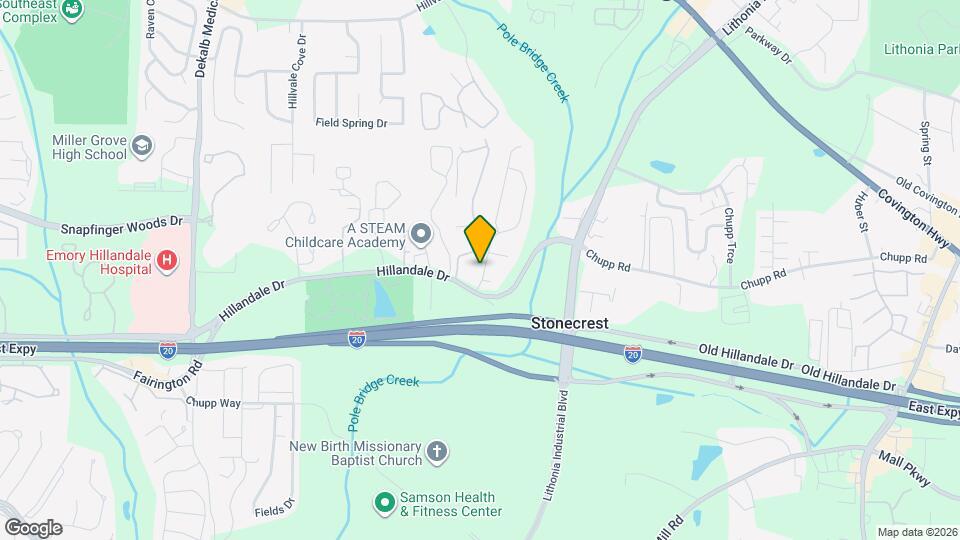 416 Hillandale Park Dr Map and Location Details