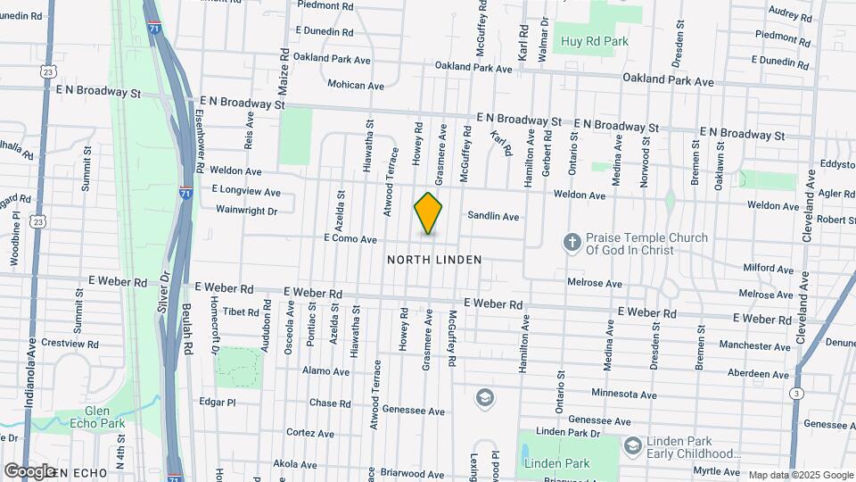2939 Grasmere Ave Map and Location Details