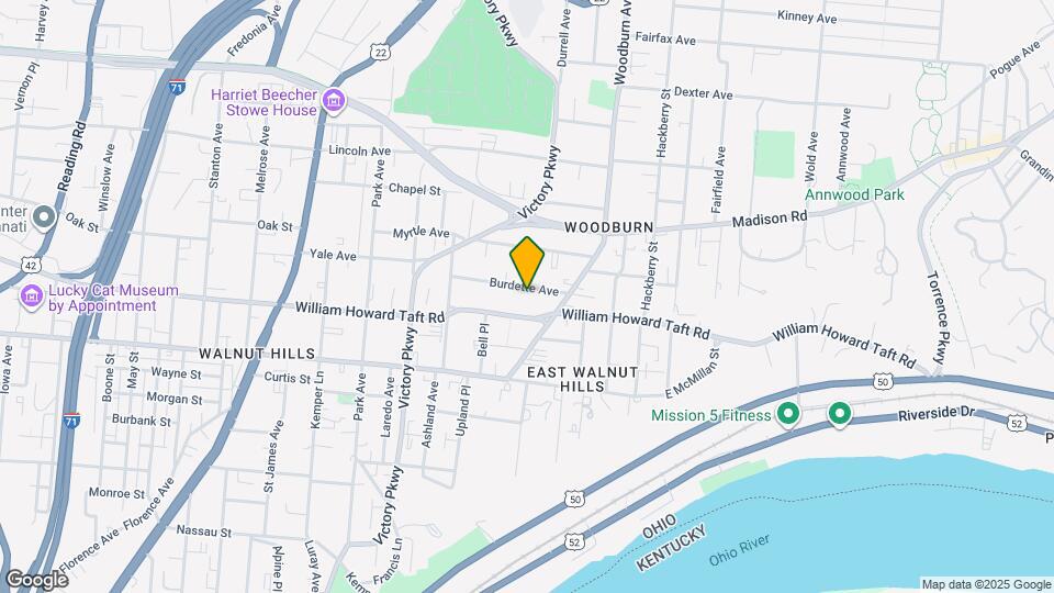 1367 Burdette Ave, Unit Apt 2 Map and Location Details