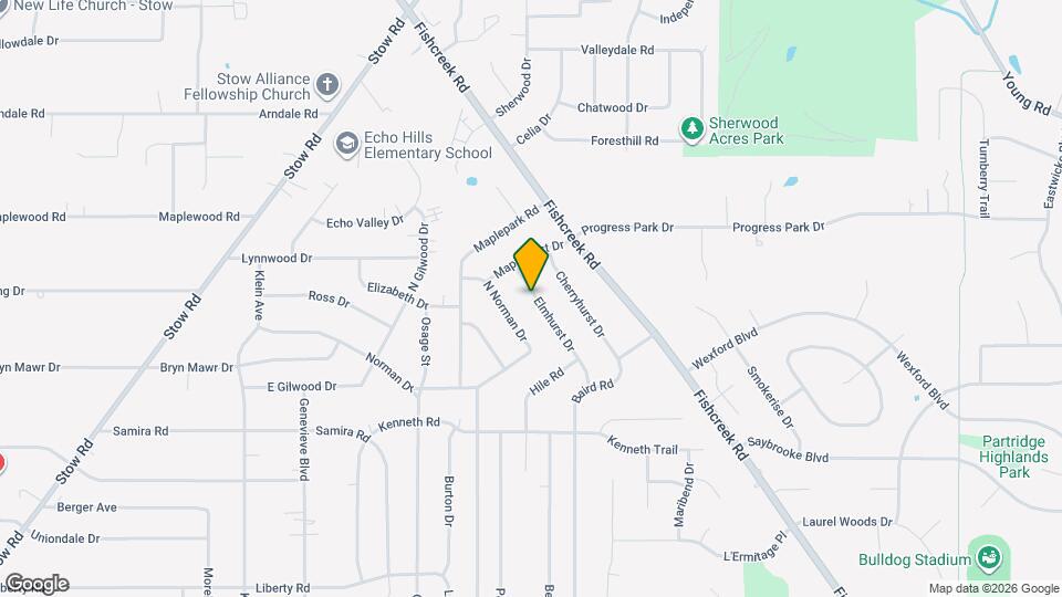 4366 Elmhurst Dr Map and Location Details