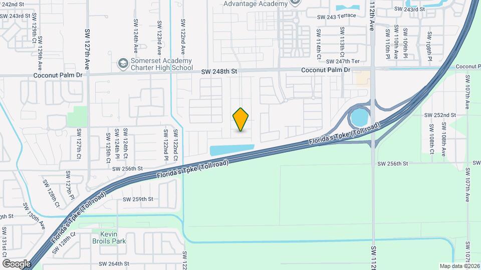 11863 SW 253rd Terrace Map and Location Details