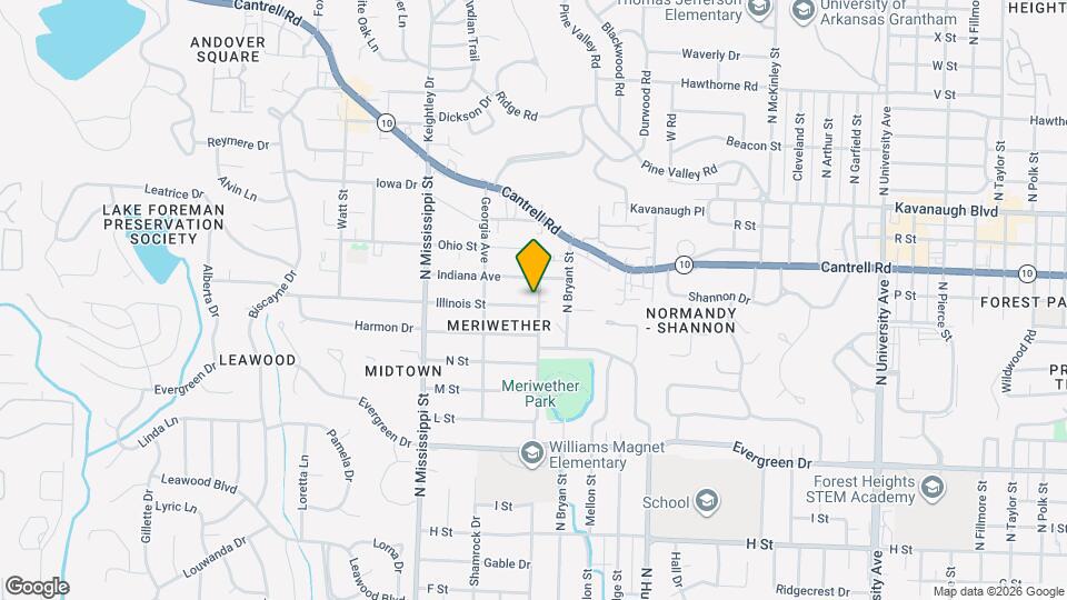 7202 Illinois St Map and Location Details
