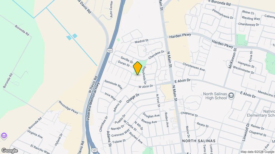 1532 Valdez Cir Map and Location Details