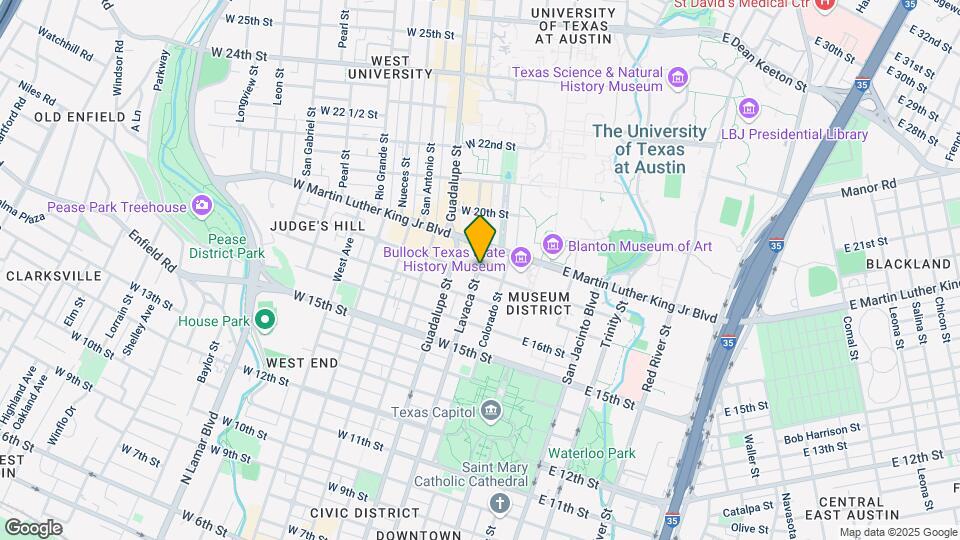 1801 Lavaca St Map and Location Details