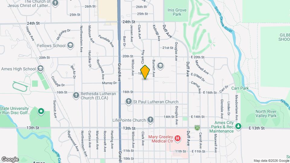 1702 Clark Ave Mapa y Detalles de la Ubicación