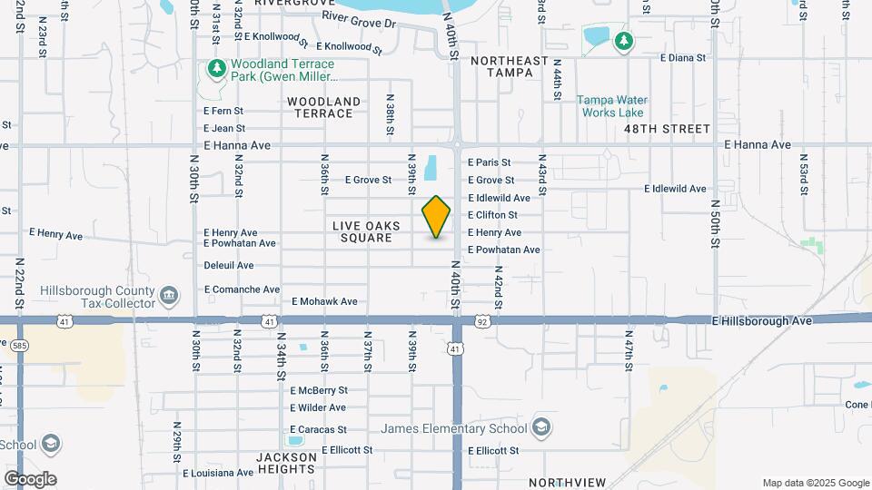 3912 E Powhatan Ave Map and Location Details