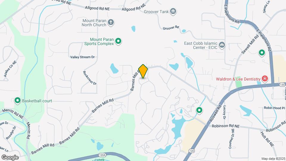 807 Oak Trail Dr Map and Location Details