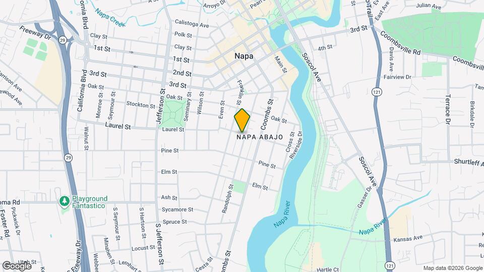 1305-1321 Laurel St Map and Location Details