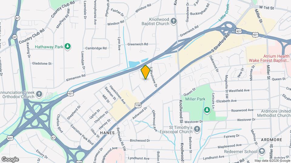 607 Westpark Ct Map and Location Details