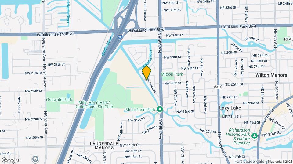 2601 NW 9th Terrace Map and Location Details