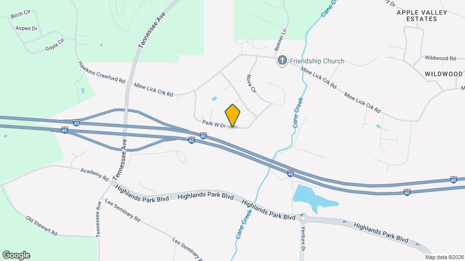 2648 Park W Dr Map and Location Details