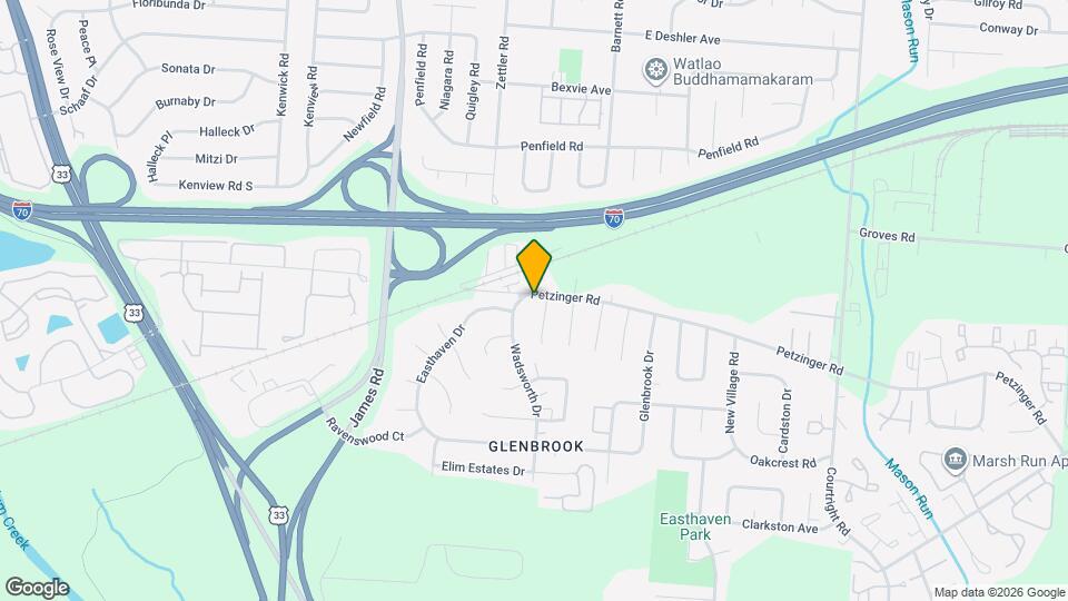 3119 Petzinger Rd Map and Location Details