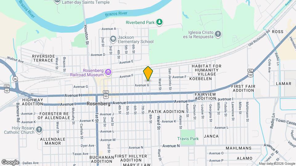 2411 Avenue G, Unit 2411 Map and Location Details