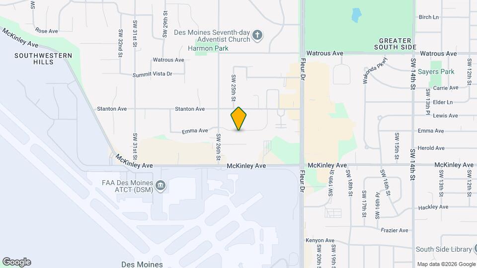 2412 Emma Ave Map and Location Details