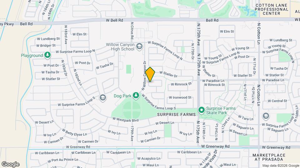 17794 W Rimrock St Map and Location Details