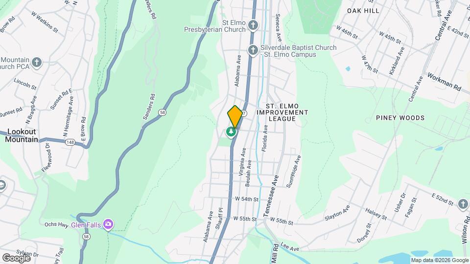 4901 St Elmo Ave Map and Location Details