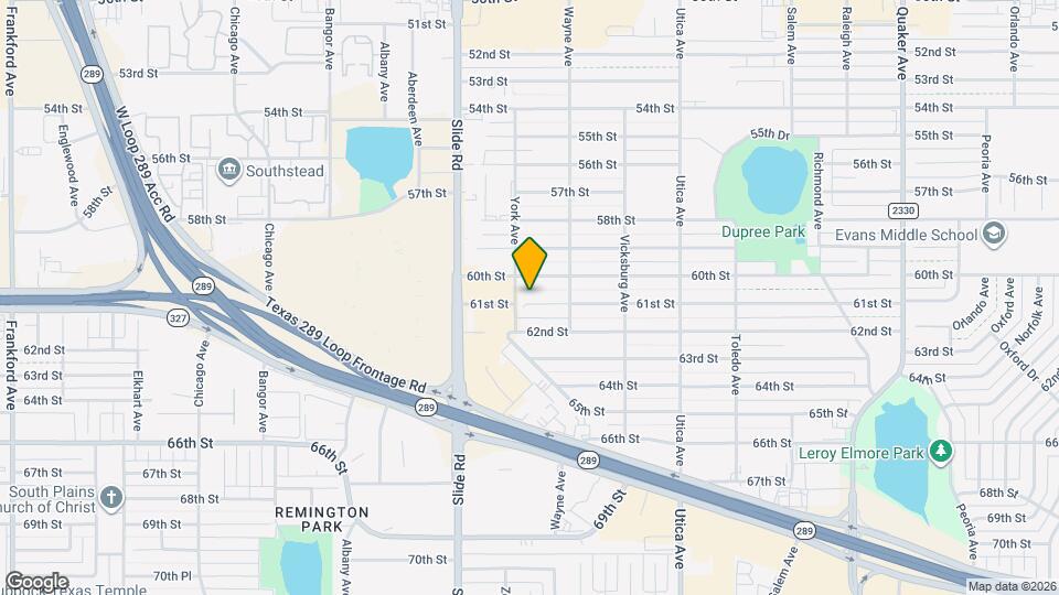 5016 61st St Map and Location Details