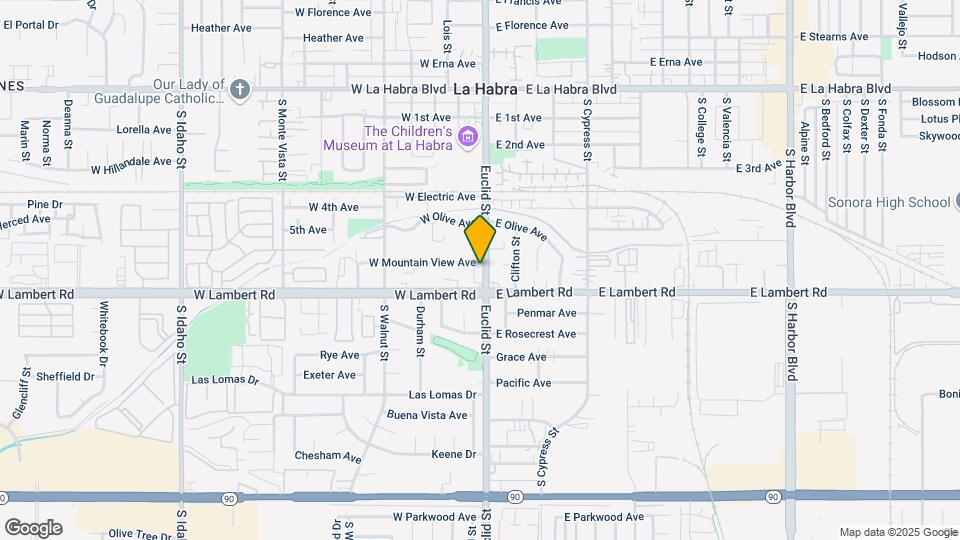 601 S Euclid St Mapa y Detalles de la Ubicación