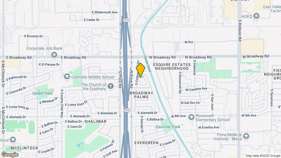 2308 E Broadmor Dr Map and Location Details