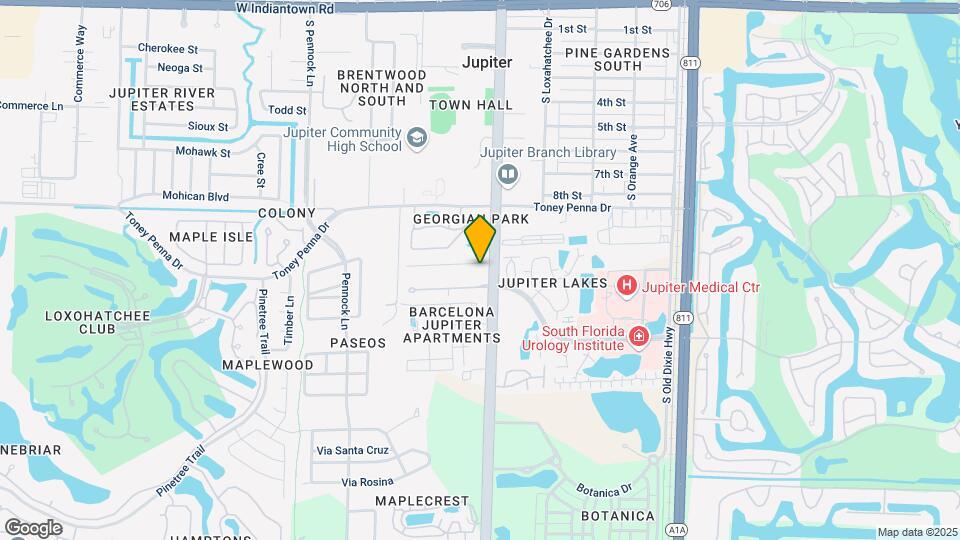 502 Oak Terrace Map and Location Details