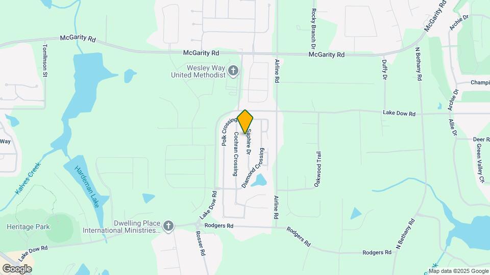 1424 Saphire Dr Map and Location Details