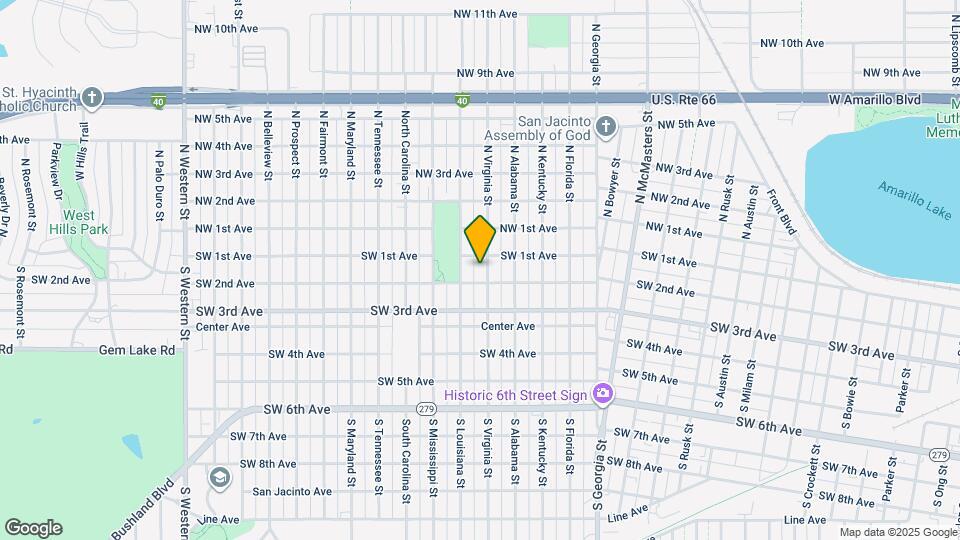 106 S Virginia St Map and Location Details