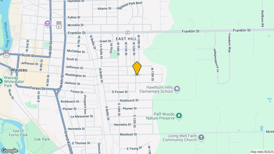 215 N 12th St Map and Location Details