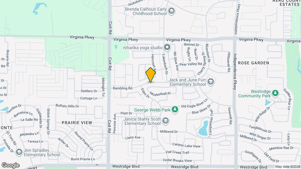 10616 Jackson Hole Ln Map and Location Details