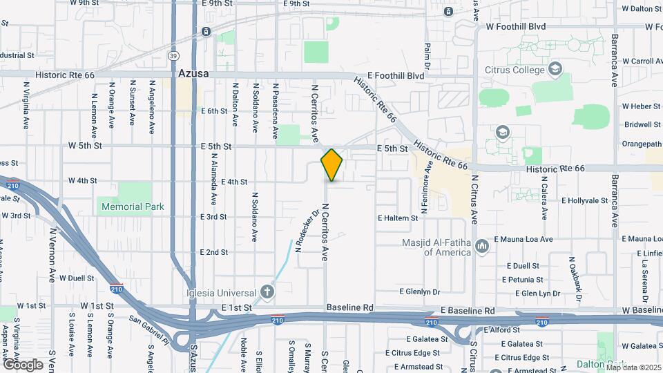 390 N Cerritos Ave Map and Location Details