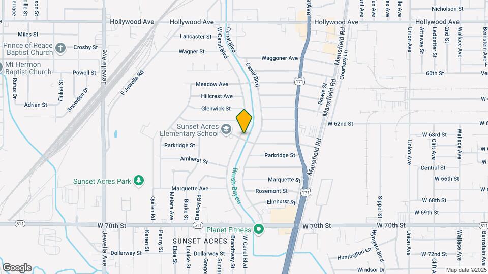 6431 W Canal Blvd Map and Location Details