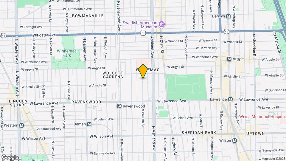 4879 N Paulina St Map and Location Details