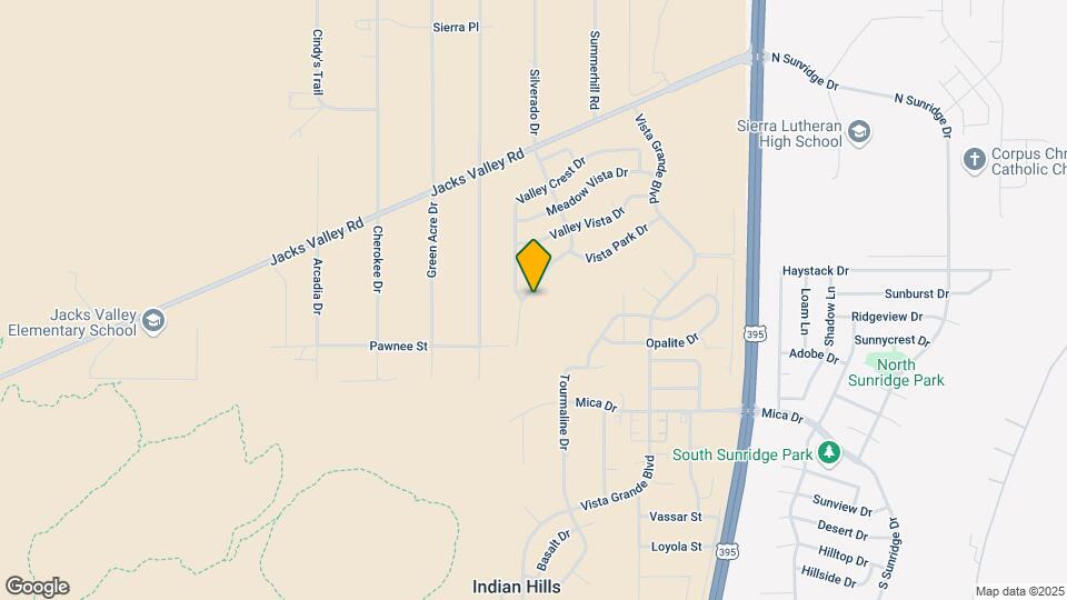3535 Silverado Dr Mapa y Detalles de la Ubicación