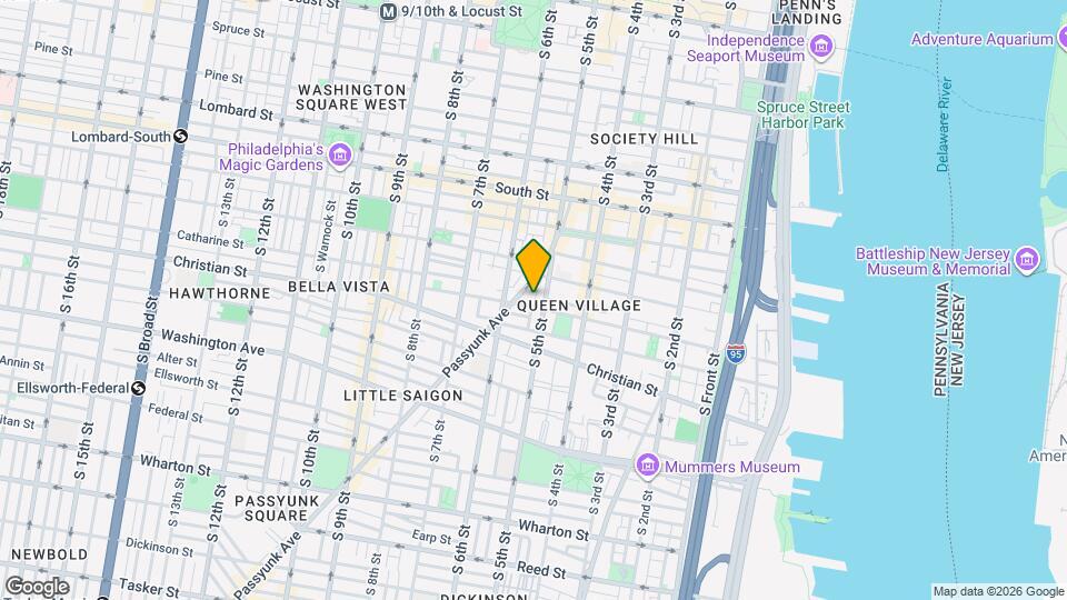 507 Catharine St, Unit first floor Map and Location Details