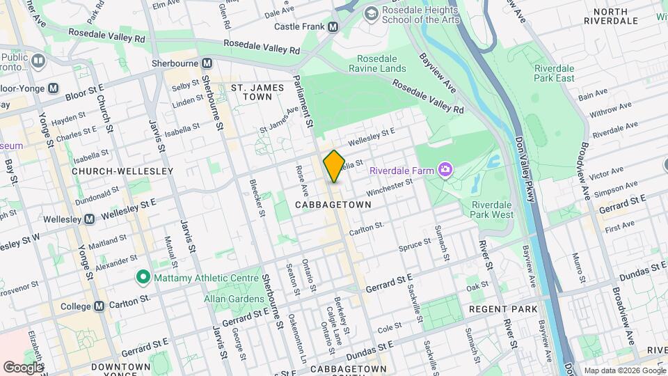 559 Parliament St Map and Location Details