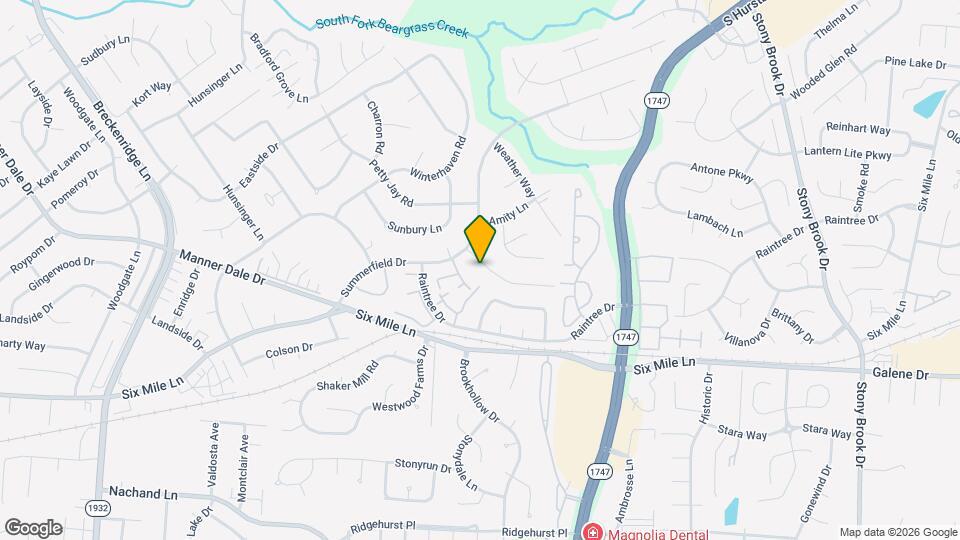 8008 Cloudcroft Ln Map and Location Details