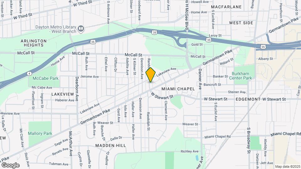 718 Randolph St Map and Location Details