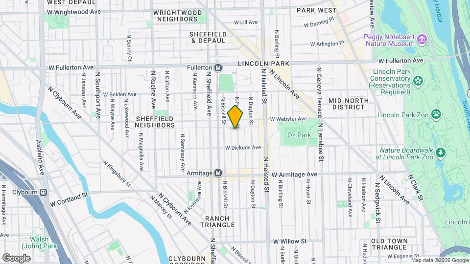 2132 N Fremont St, Unit J01P Map and Location Details