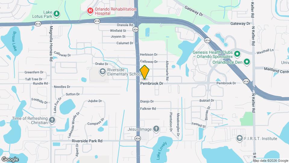 2703 Pembrook Dr Map and Location Details