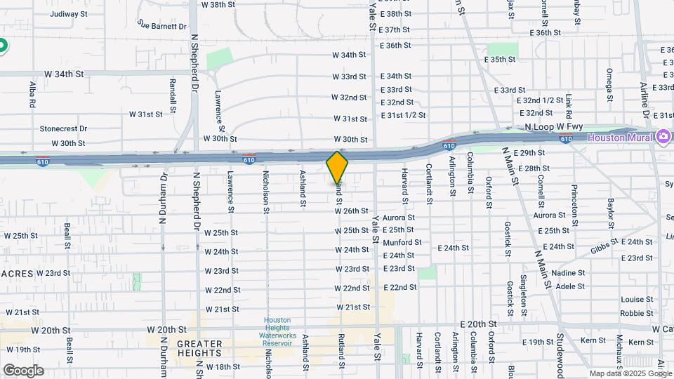 2705 Rutland St Map and Location Details