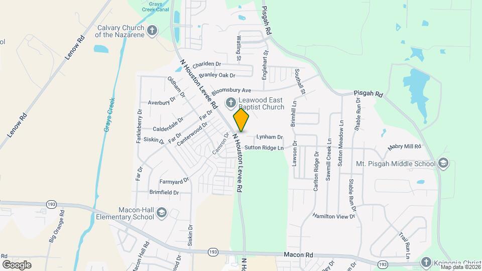 10052 Lynham Cove Map and Location Details