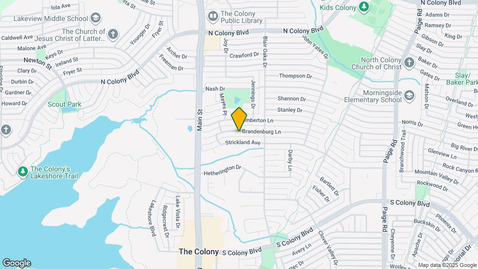 4836 Brandenburg Ln Mapa y Detalles de la Ubicación