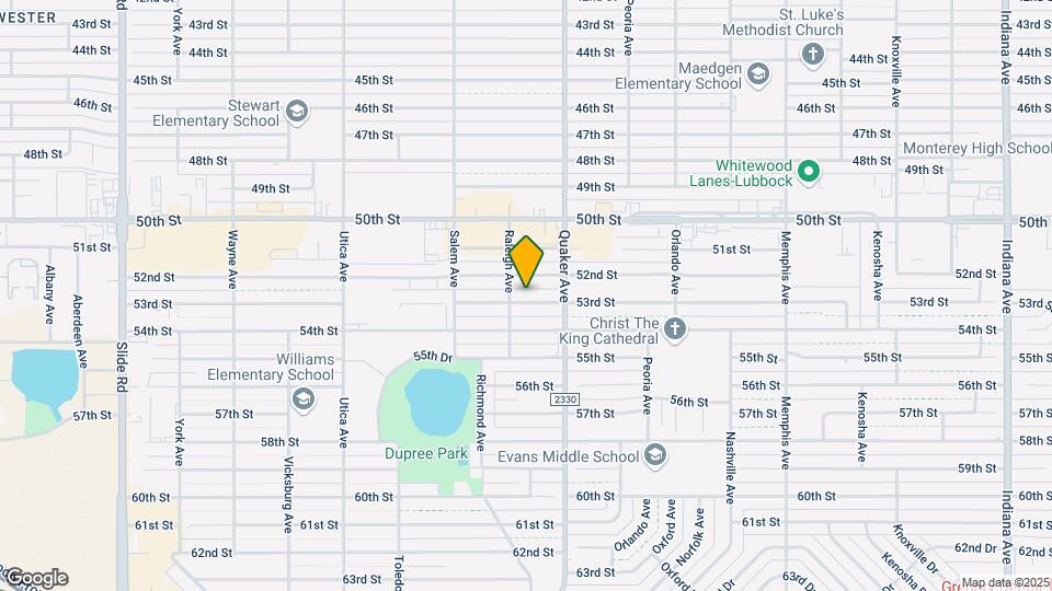 4414 53rd St Map and Location Details