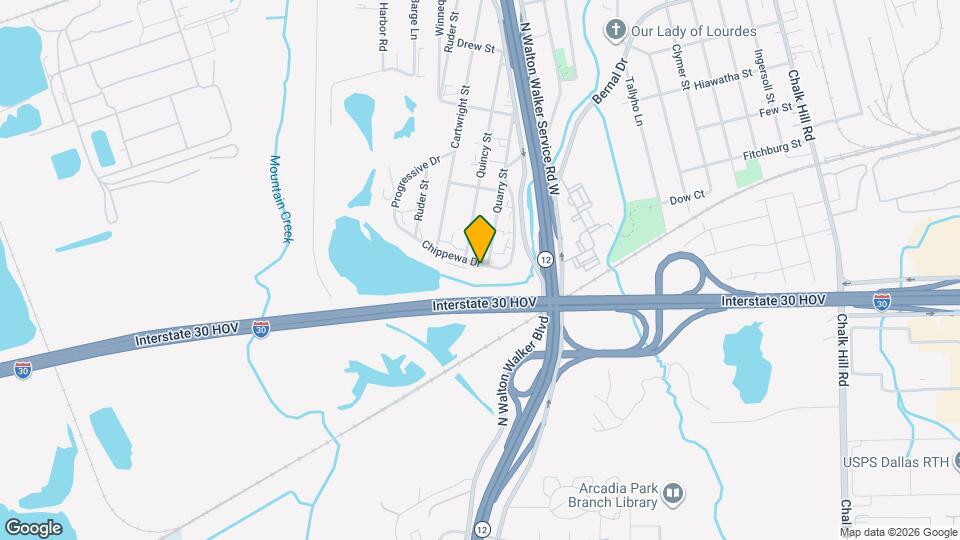 6010 Chippewa Dr Map and Location Details