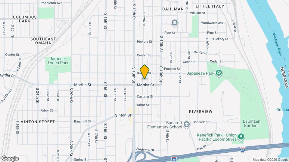 2227 S 12th St Map and Location Details