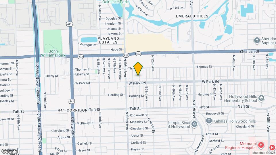 2110 N 54th Ave Map and Location Details