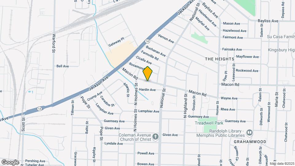 3343 Macon Rd Map and Location Details