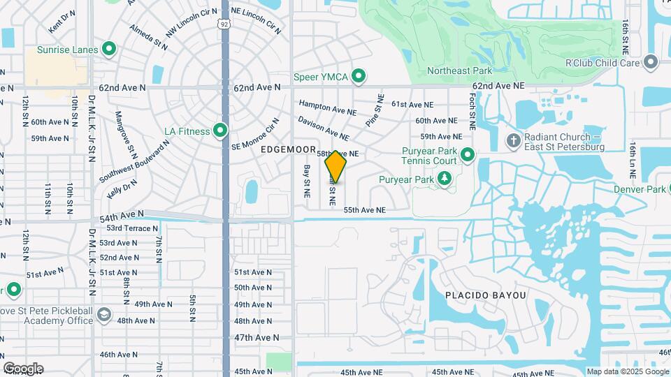 5601 Cedar St NE Map and Location Details