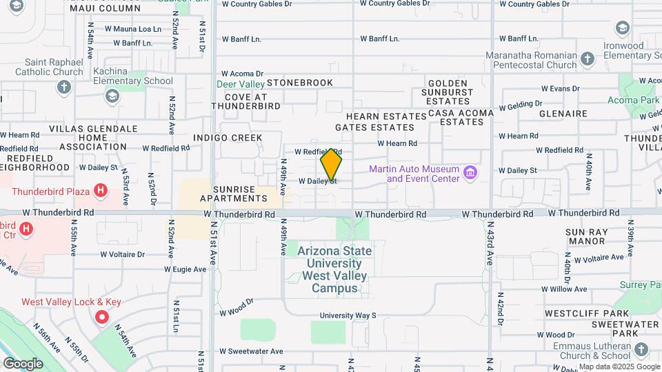 13857 N 48th Ave Map and Location Details