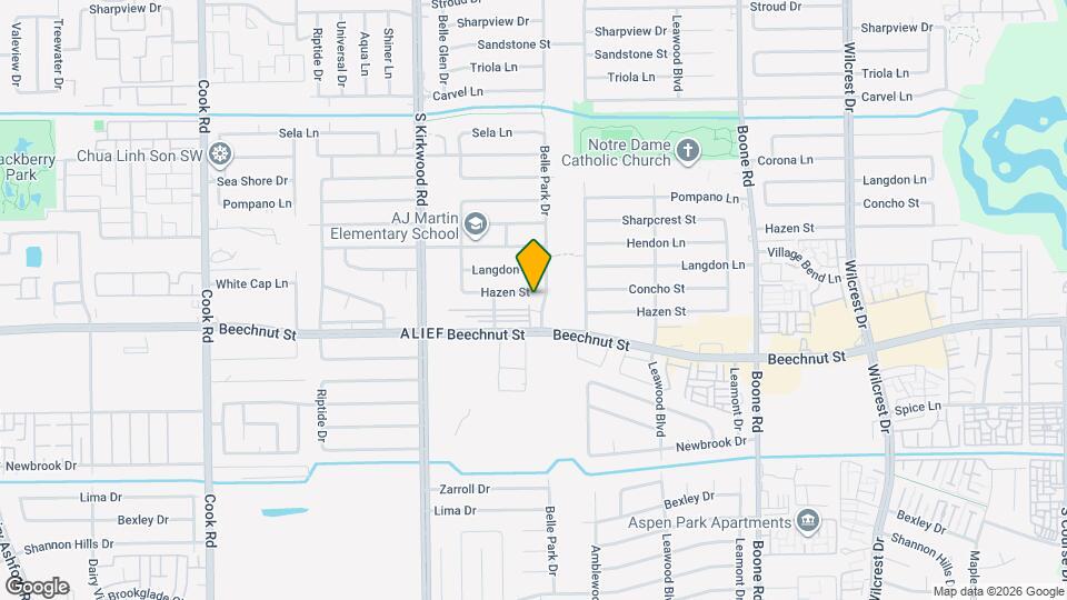 11607 Neff St Map and Location Details