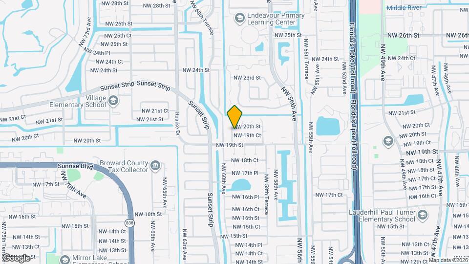 5961 NW 19th Ct, Unit 5961 Map and Location Details